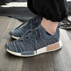 Adidas NMD’s Blue with Black Lines